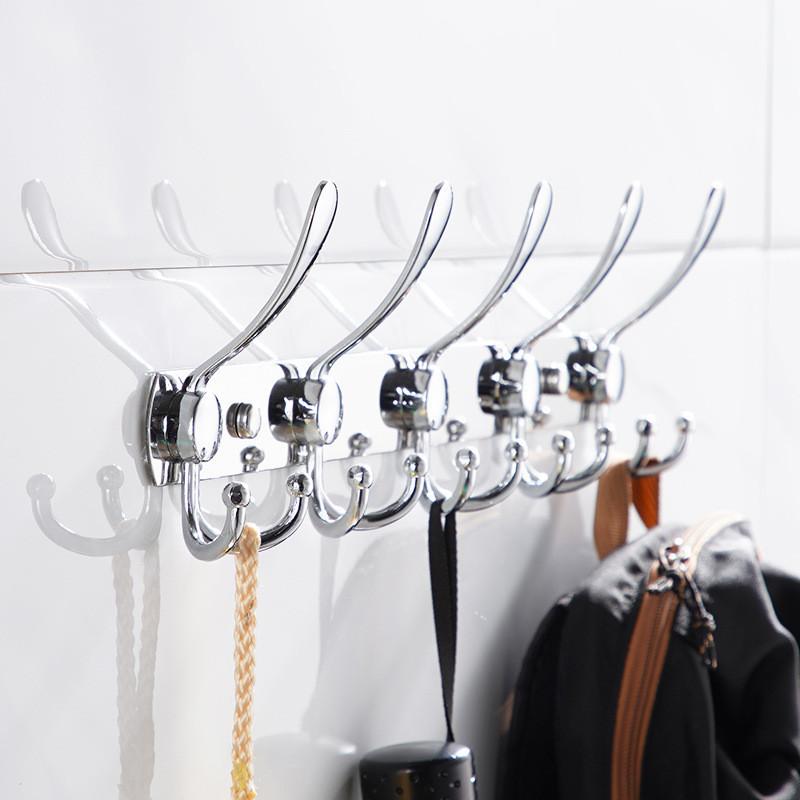Design Of Hanging Stainless Steel Hangers With Wall Mounted Clothes Hats Hooks
