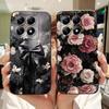 Beautiful Floral Phone Case For Xiaomi 14T Pro Soft Silicone Shockproof Cover For Xiaomi 14T 14 T Pro 5G Cases Bumpers