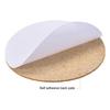 Uxcell 80mm (3.15 Inch) Round Coasters, 1mm Thick Cork Cup Mats, Self-Adhesive, Pack of 100