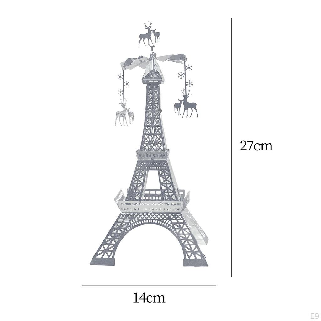 Figurine Rotating Candlestick Tabletop Centerpiece Wedding Gift Elegant