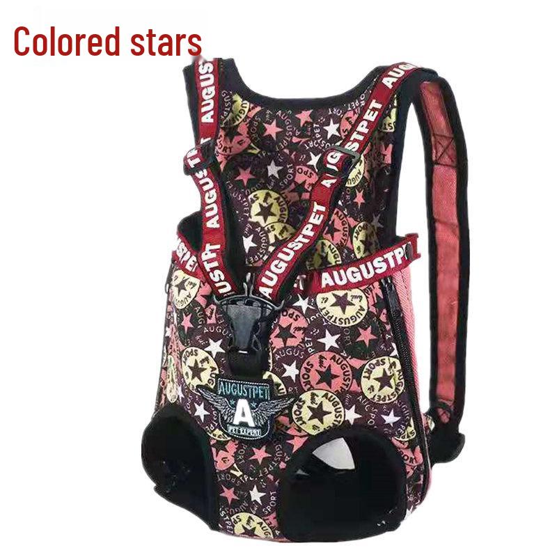 

2021 Pet Portable Front Chest Bag for Small Dogs - Double Shoulder Backpack M (for 8-16 pounds pets)