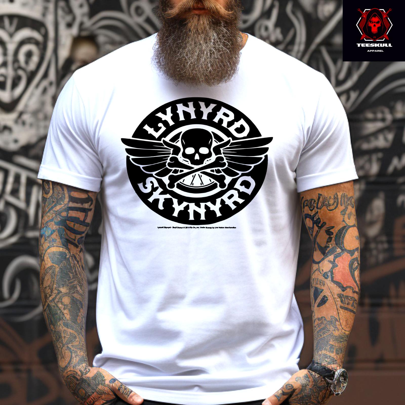 26 Lynyrd Skynyrd Skull Classic Rock Band Tee Heavy Cotton Unisex T-SHIRT S-3XL Unisex T-Shirt M 2090₽