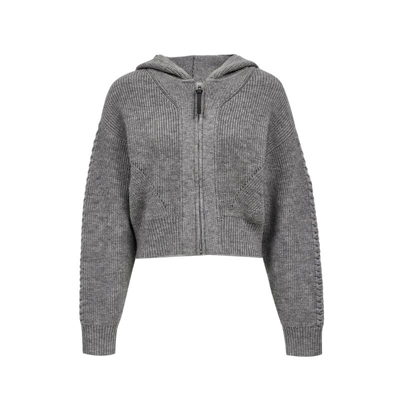 VEROMODA Women's Batwing Sleeve Hooded Cardigan