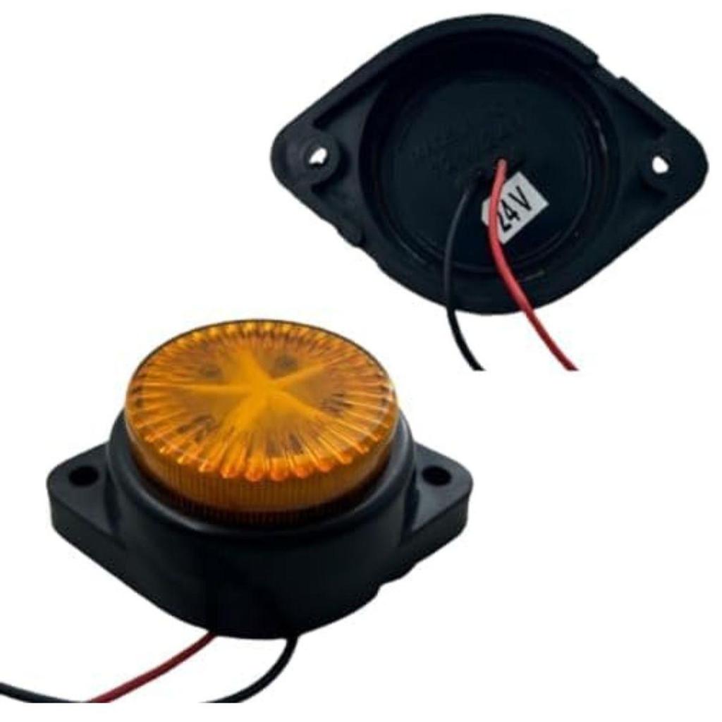 APSMOTIV 10PCS Led Marker Lights 24V Trailer Amber Chicken Lights for freightliner cargo Marker lights Universal Fit