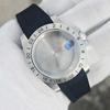 39mm Old EXP 24 Hour GMT Steel Bezel Watch Case for NH34 NH35 NH36 Sapphire Glass Explorer Case Accessories Silicone Strap