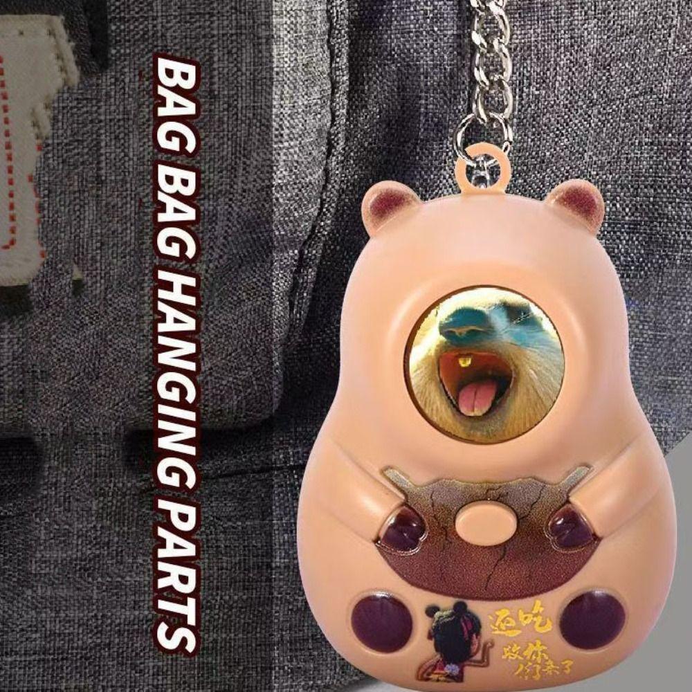 With Keychain God of Wealth Face Makeup Toy Chinese Style Face Changing Toy Kid Girl Boy