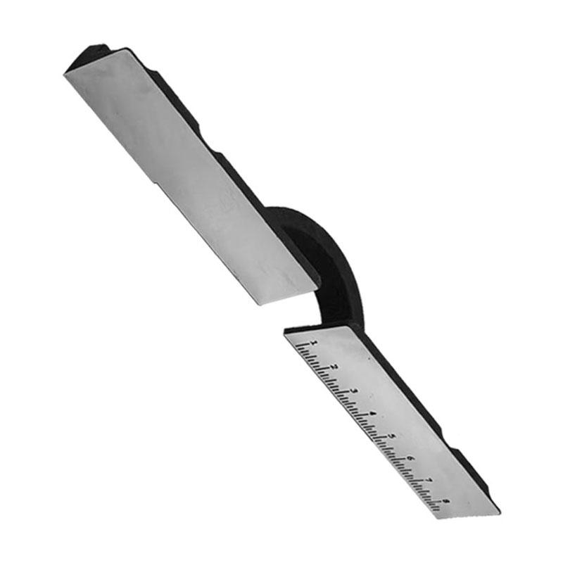 Aluminium Gusseisen Schneidemaschine Leitblech 450mm Gesamtlänge Konzipiert für Stabile Unterstützung Beim Präzisionssägen