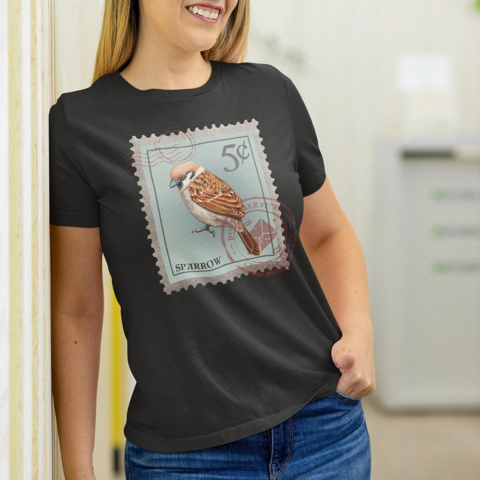 Sparrow Bird T-shirt S