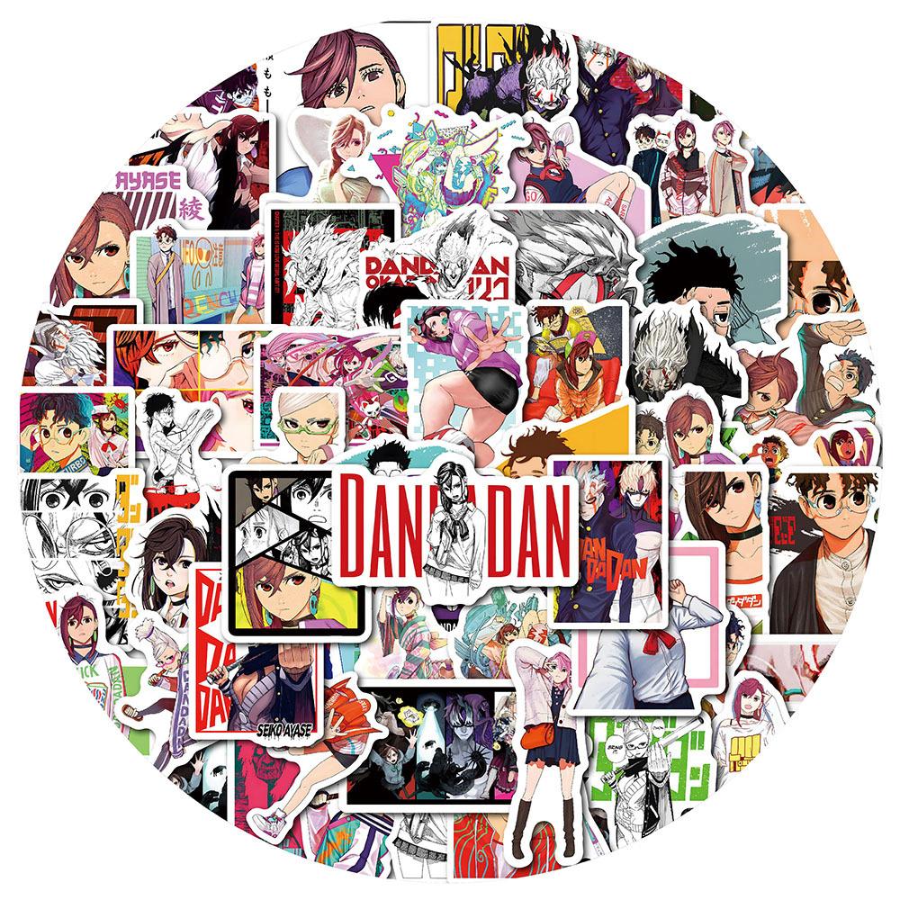 10/30/60PCS Anime Dandadan Graffiti Stickers Cartoon Decals Waterproof DIY Stationery Luggage Phone Bike Cool Sticker Toys