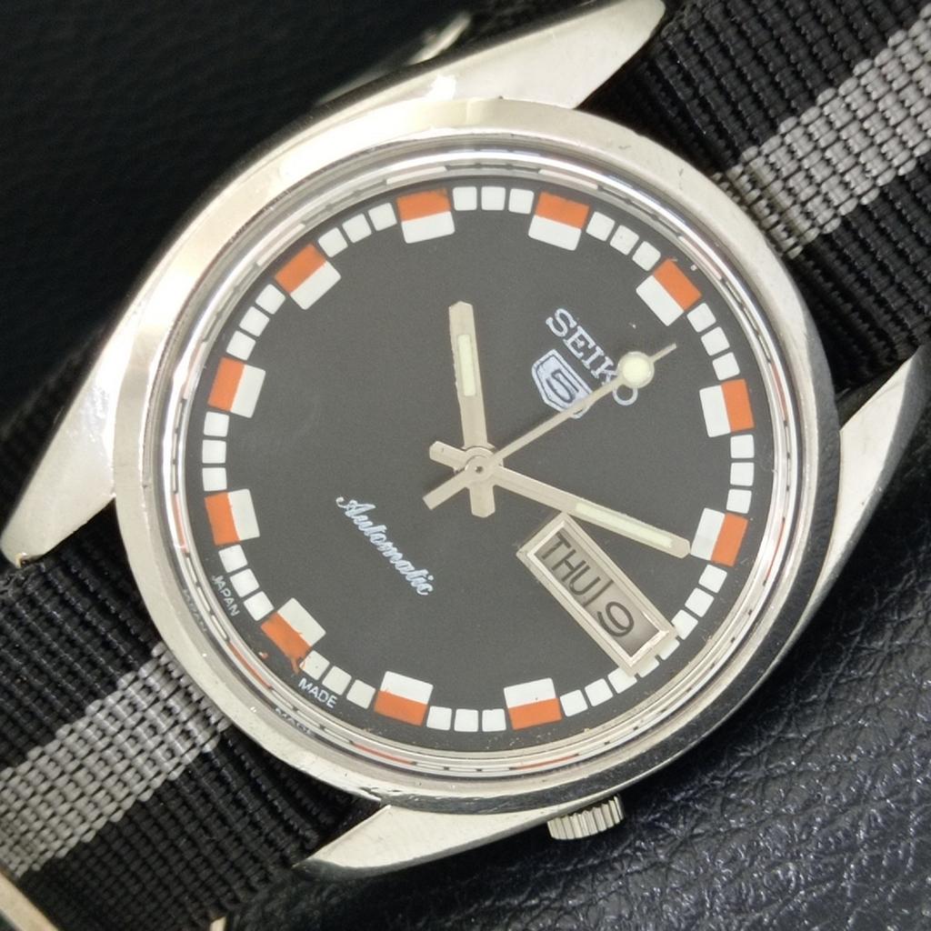 

АВТОМАТИЧЕСКИЕ ВИНТАЖНЫЕ ЧАСЫ SEIKO 5 7009A ЯПОНИЯ МУЖСКИЕ С ЧЕРНЫМ ЦИФЕРБЛАТОМ a500767-5 R154-a500767