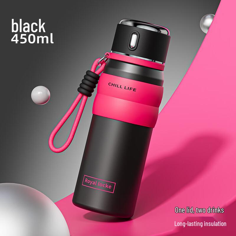 Shangqi Dual-Drink Insulated Stainless Steel Water Bottle