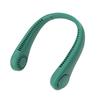 Douyin Popular USB Rechargeable Neck-Hanging Fan - Portable, Silent, Leafless Design for Outdoor Use.