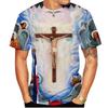 3D Print Saint Mary Retro Harajuku Sports Quick-dry Breathable Men Women T-shirt Outdoor Street Casual Parent-child Short Sleeve