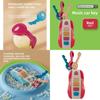 Baby Toy Car Remote Key With Music Functions And Chewfriendly Silicone For Cognitive Development