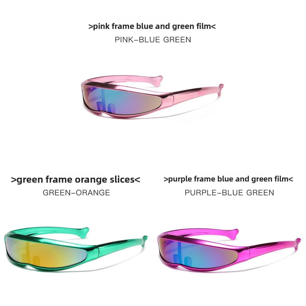 Future Style Sunglasses For Outdoor Sports With Uv400 Protection For Party And Rave Fans