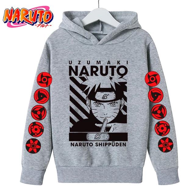 2025 MINISO Moletom Naruto Infantil Roupa Infantil Para Meninos Roupa Infantil Bebê Outono Quente Moletons Casaco Roupa de Desenho Animado Moletom