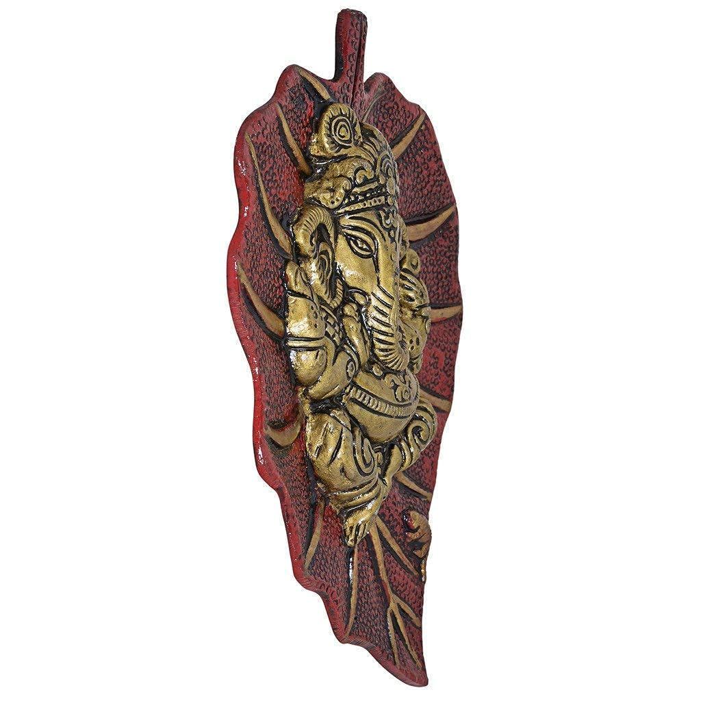 Patta Ganesha Wall Hanging Decorative Showpiece for Home Décor, Living Room, Pooja Room,Temple and House Warming Gift