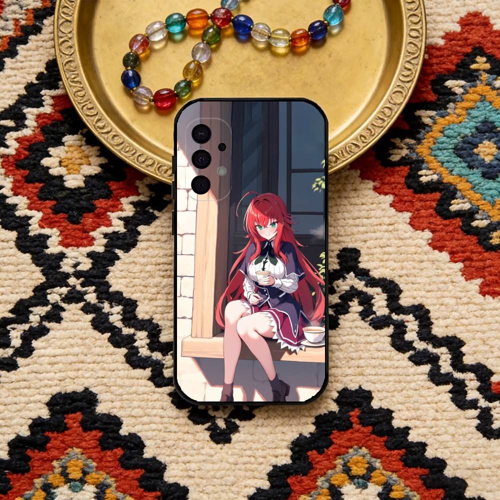 

Чехол для телефона R-Rias Gremory High School DxD для Samsung S25, S24, S21, S22, S23, S30, Ultra, S20, Plus, Fe, Note, 5G Черный Samsung S26Plus