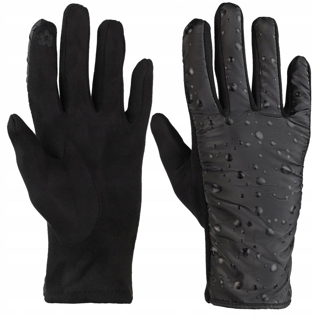 Women's Gloves for Fall and Winter Classic Stylish Black MORAJ black