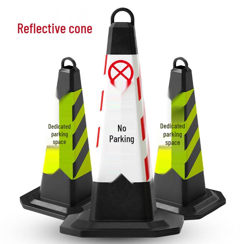 Heavy-Duty Reflective No Parking Warning Cone