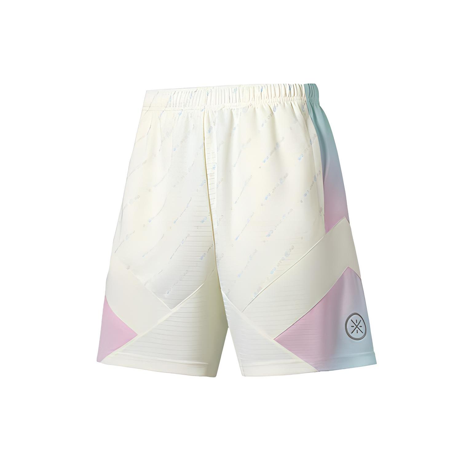 Li Ning SS22 Basketball Shorts Men s Ecru AAPS007-7 XXL