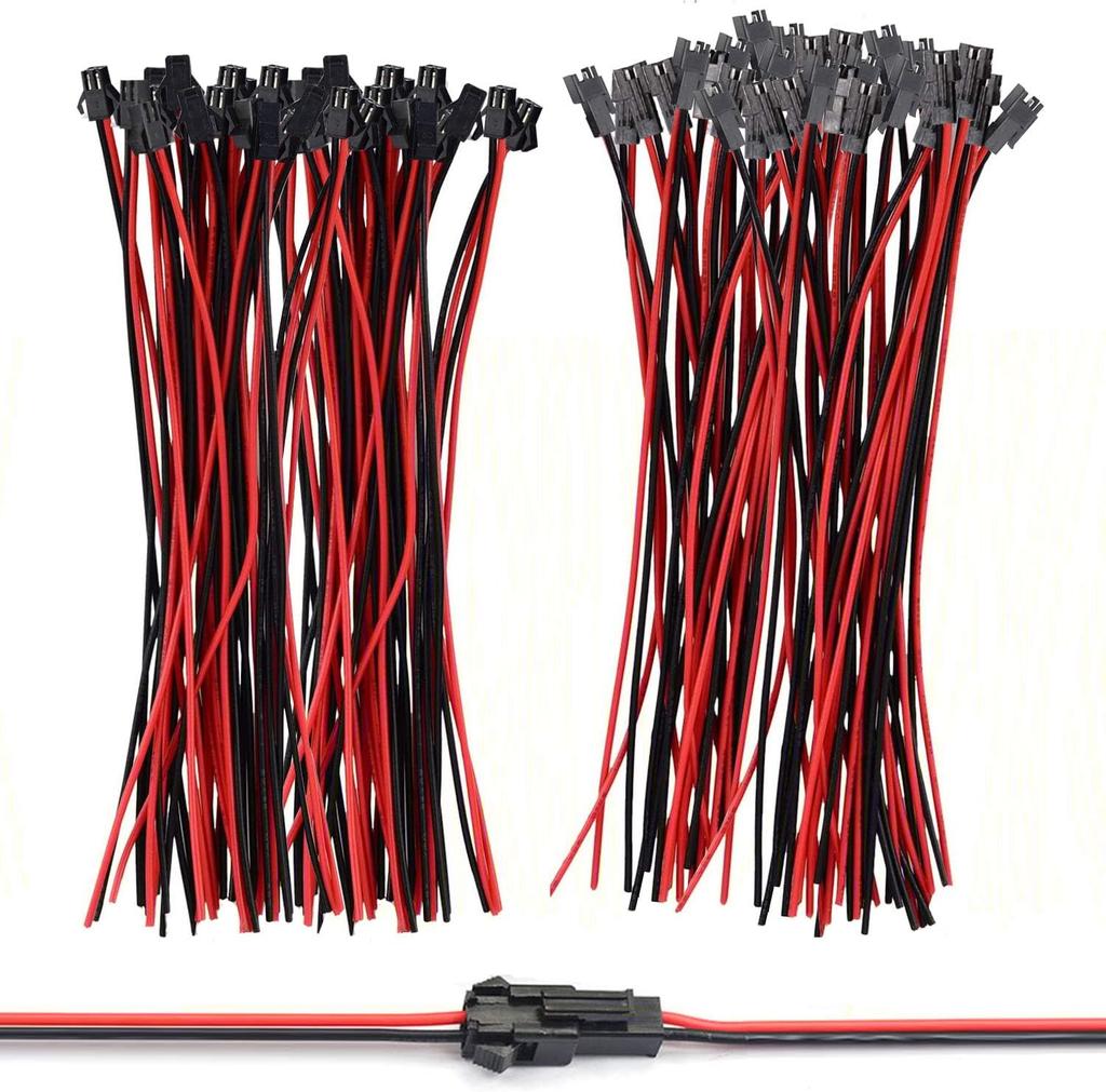 2/3 Pin JST SM Connector 10/20 Pairs Micro Male and Female Adapter Plug 15CM 20AWG Terminal Connector Cable for LED Light