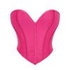 Matte Bandeau Body Shaping Corset Lingerie with Fishbone Structure for Women