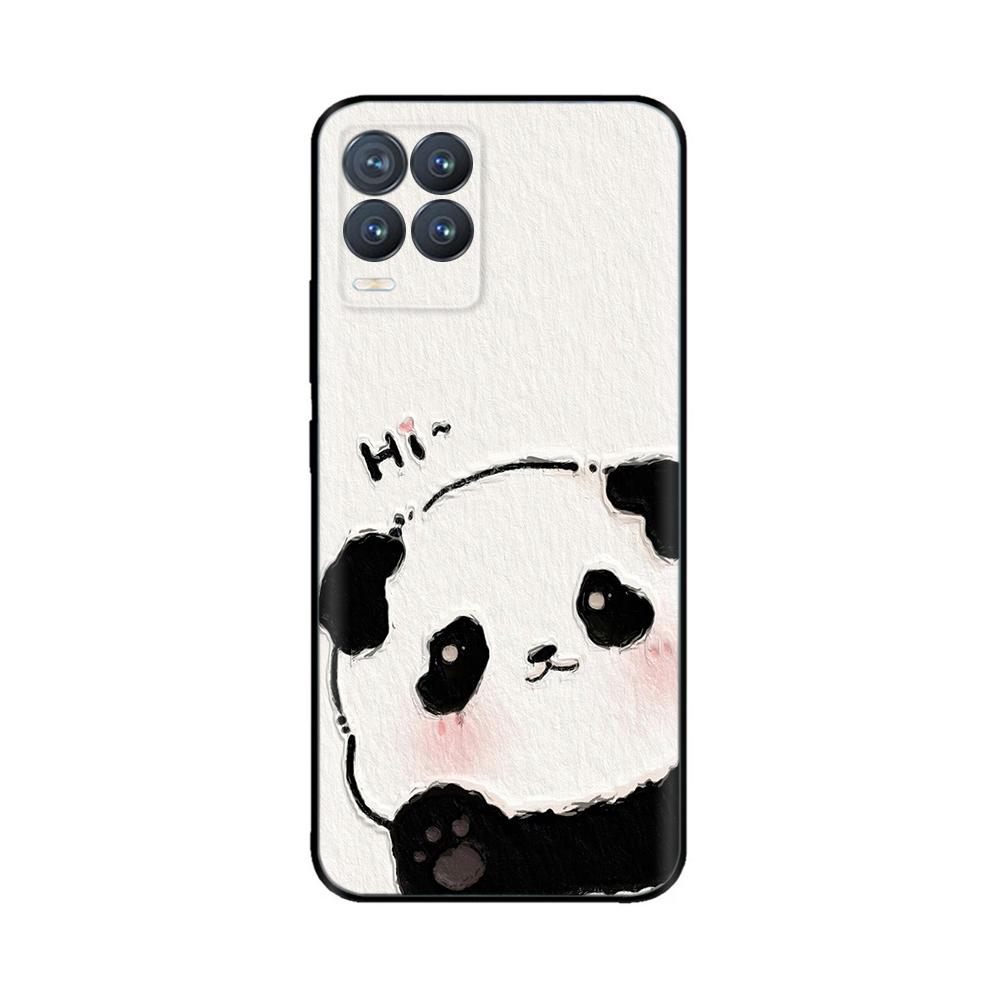 For Realme 8 Case Cute Animal Soft Liquid Silicone Cover For Realme 8 Pro 8i Realme8 4G RMX3085 Full Protection Durable Cases