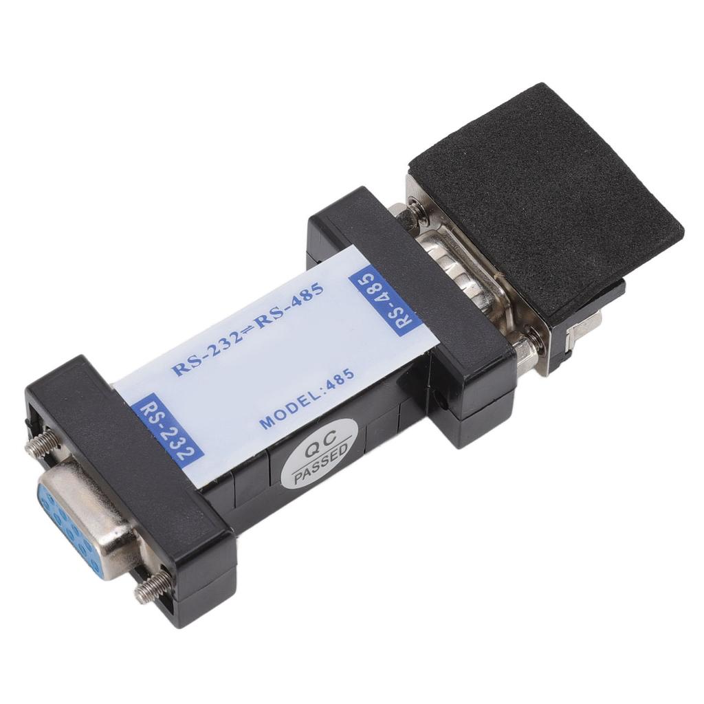 RS232 to RS485 Converter Bidirectional Interface ABS RS232 to RS485 Converter Adapter for Data Transmission
