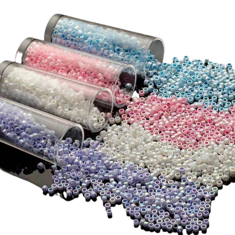 Premium 2.0mm Solid Color Fantasy Imitation Antique Handmade Loose Beads for Jewelry Making