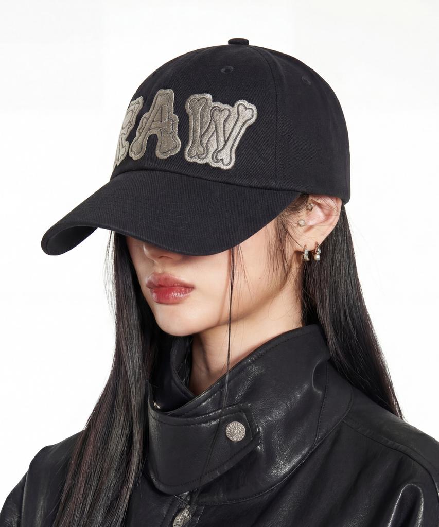 IDWS Raw Bone Maxi Cap Black