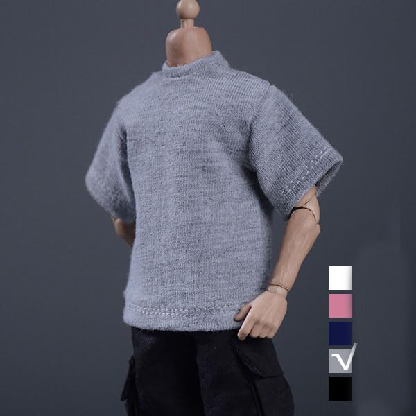 

Scale Action Figure Not Gray 1/12 T-Shirt (Body, Head, Shoes, etc. Included) -