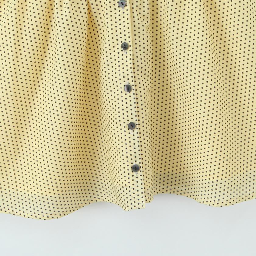 Sweet Polka Dot V-Neck Lace Mini Dress