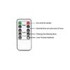 Set Of 10 Battery Operated Led Taper Candles With Remote, Ivory Dining Candles Smooth Wax Finish, Warm White Led-Good