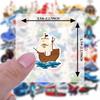35pcs-50pcs Cartoon Adventure Stickers Playful Vehicles Stationery Stickers Stickers For Suitcase Fridge Phone Luggage