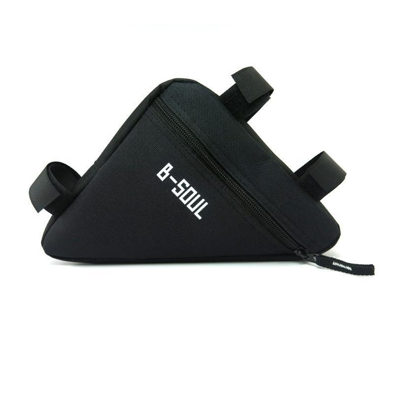 Bicycle Triangle Frame Storage Bag Waterproof Front Tube Pouch Durable 1PC Fit for All Common Road Mountain Bikes