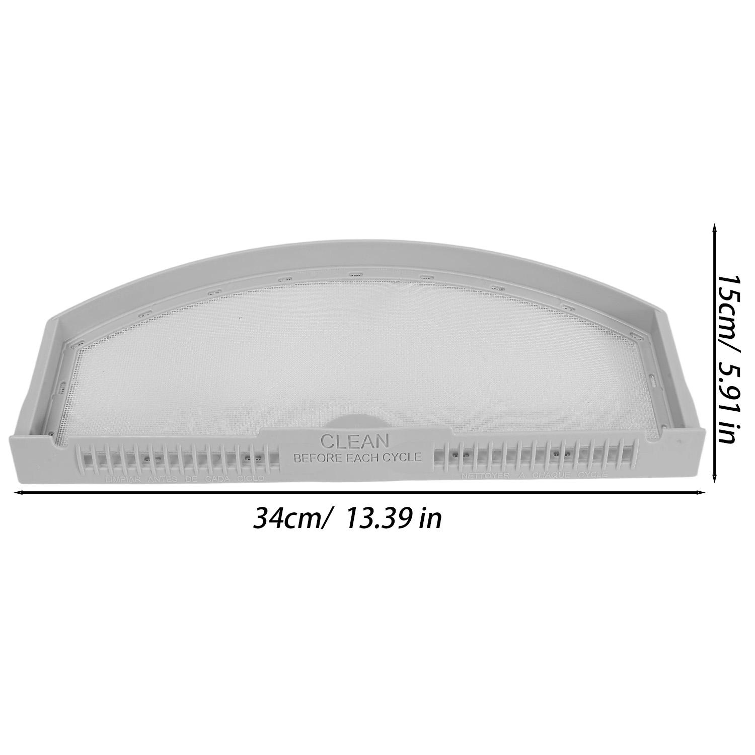 

1/3x Reusable Dryer Lint Trap Filter Replacement Stainless Steel Screen Plastic Frame Washers Parts Drying Machine Lint Filter 1PC