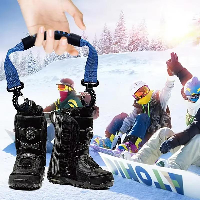 1Pc Roller Skate Shoe Lifter Ski Boot Strap Fixing Belt Inline Skate Straps Ice Skates Carrying Straps Sports Ski Accessories