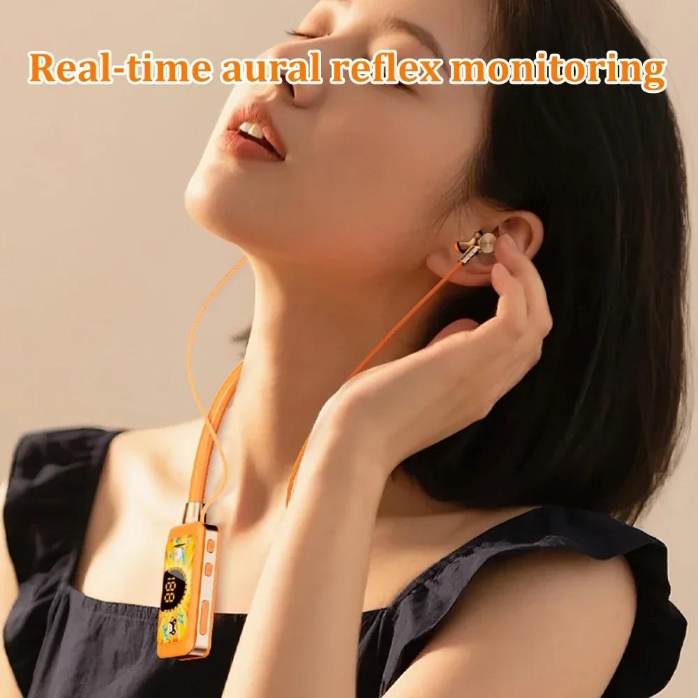 Bluetooth 5.4 Hodetelefoner Nakkebånd Ørepropper Bluetooth Headsets Støyreduksjon Ørepropper Stemmeassistent Ører Ryggstøtte TF Avspilling