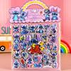 Hot Children's cartoon stickers, Sanlio dress up, double-layer hot stamping, three-dimensional bubble decoration stickers gifts
