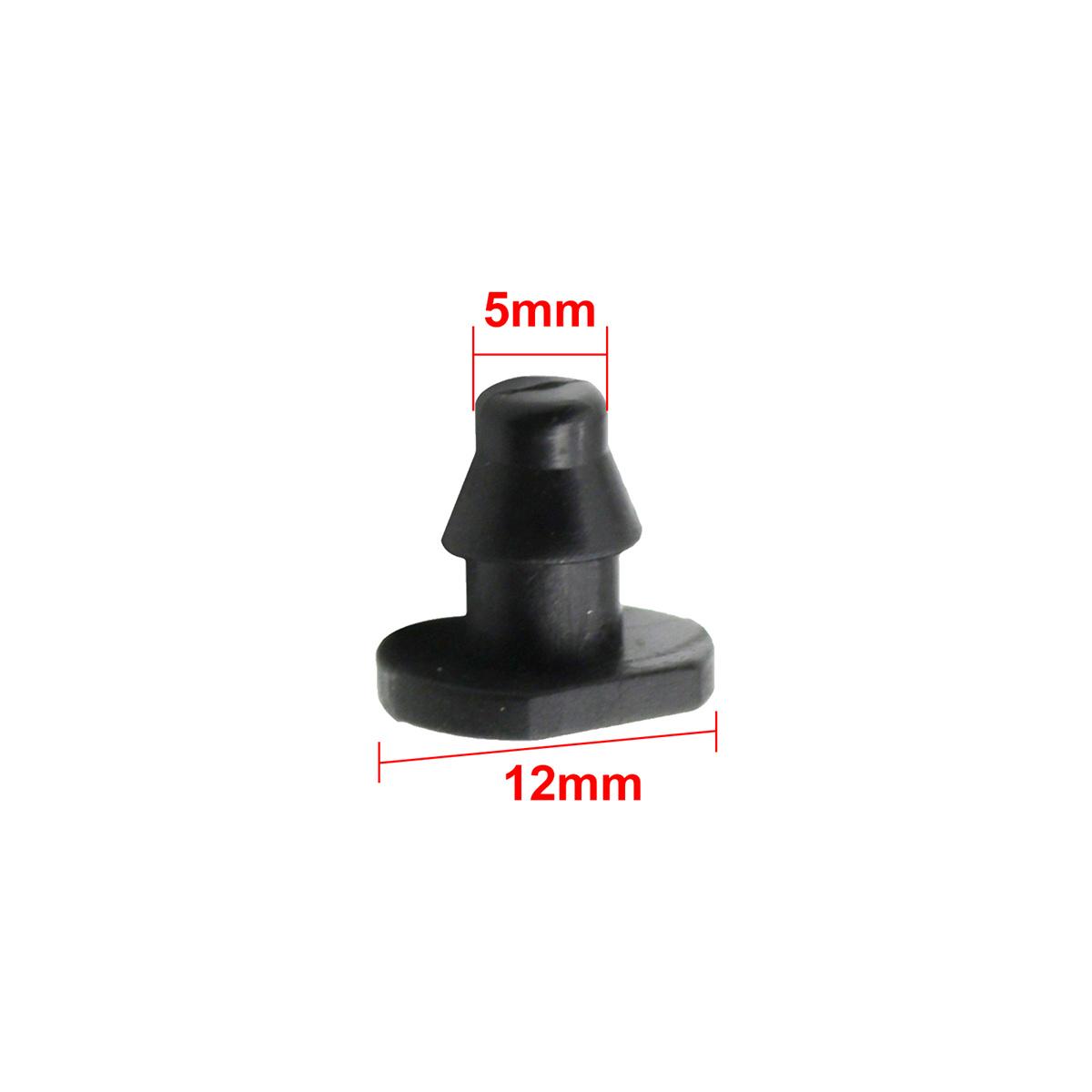 

100Pcs 4/7mm Hose Connectors Straight Elbow 3-way 4-way End Plug Joint 1/4 Pipe Garden Drip Irrigation Oblique Head Couplings 1/4