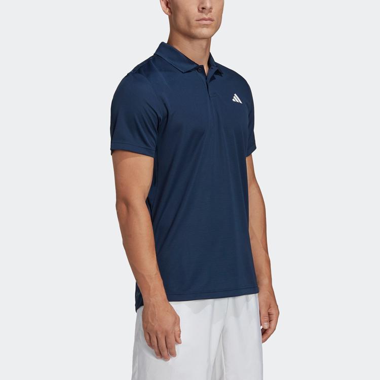New Adidas Polo Shirt Men's College Navy HS3237