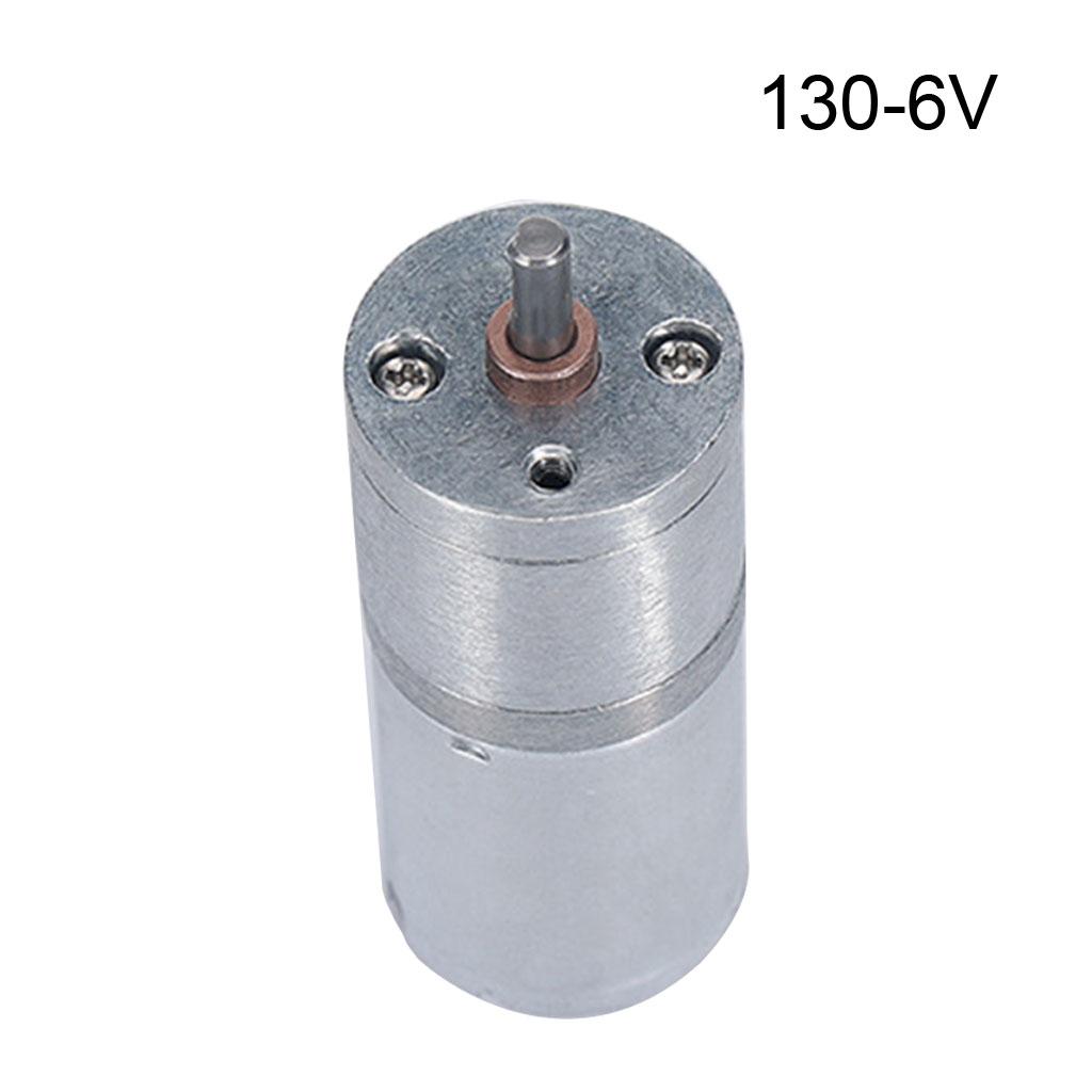 12~1360 RPM High Torque Reduction Electric Motor Micro Speed Geared Motor Eccentric Output Shaft 6V/12V/24V 25GA370