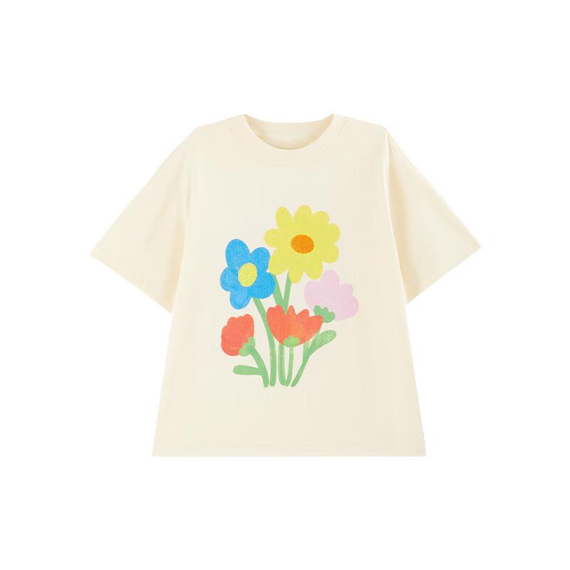 KIYA Girls  Pure Cotton Moisture-Wicking Short Sleeve T-Shirt 150
