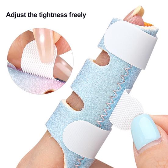 Finger Splint Adjustable Finger Support Brace Universal Finger Stabilizer Broken And Trigger Finger Straightener for Arthritis Sprain Pain Relief