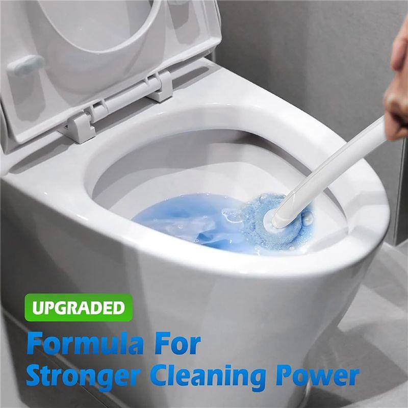 A84X-100PCS Upgraded Toilet Wand Refills For Disposable Wand Heads Most Toilet Wand Refills For Toilet And Bathroom Cleaning