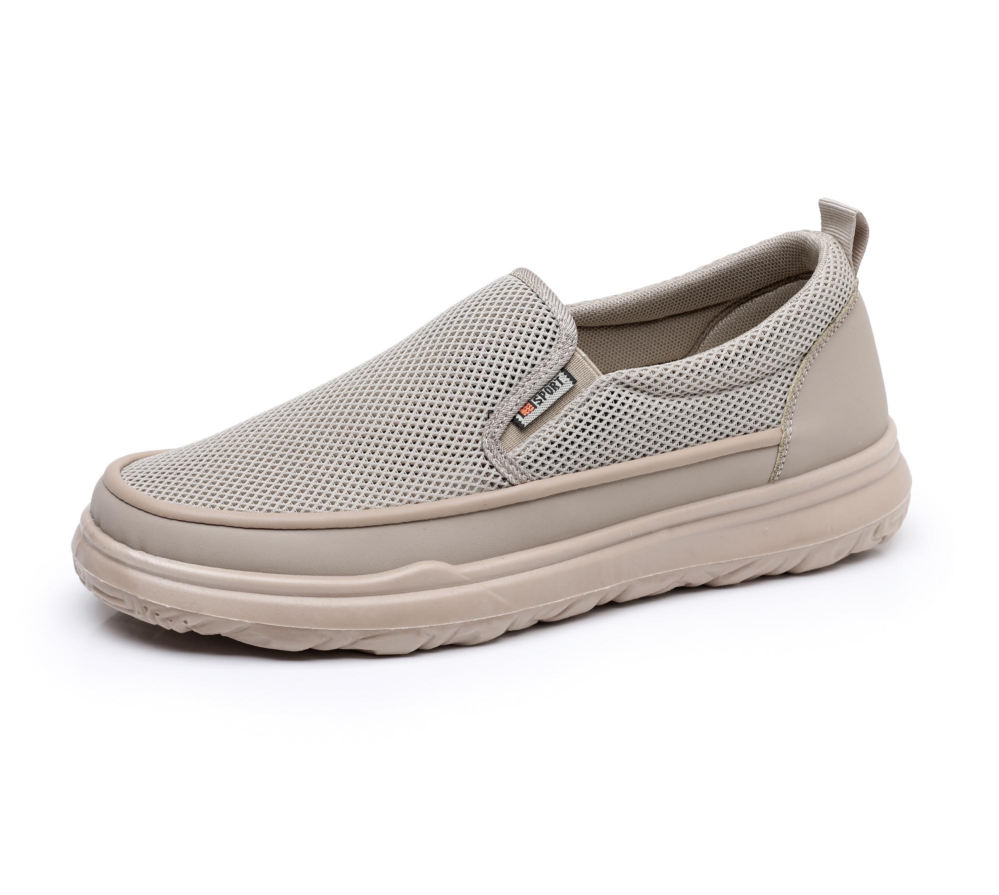 

Men Summer Casual Sports Flat Shoes NonSlip Fashion Flat Men s Flats Solid Color All match Single layer Non slip 38