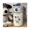 Cujmh Cartoon Water Cup Plastic Straw Tumbler Portable Cute Design 500ml
