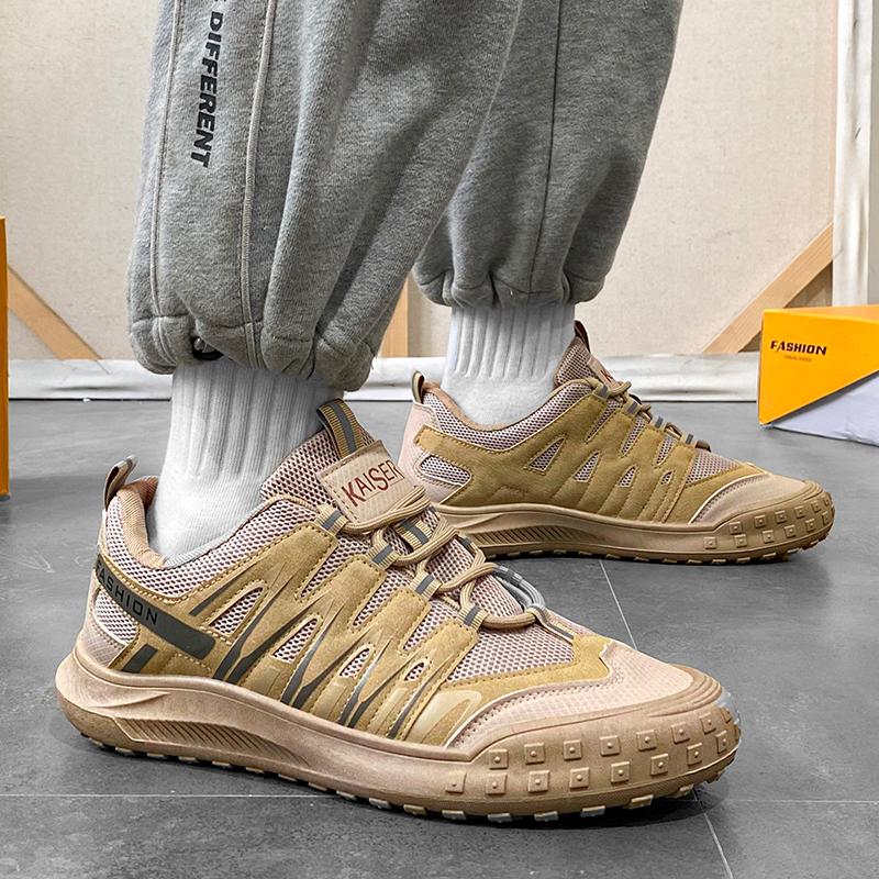 Shoes for Men  New Fashion Casual Shoes Breathable and Comfortable Sports Outdoor Hiking Wearresistant Men's Walking Shoes