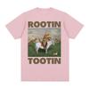 Rootin Tootin Cowboy Cat Graphic Tshirts Unisex Clothing Retro Fashion Humor Short Sleeve T Shirts Cotton Casual Oversized Tshirt